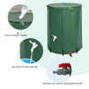 Compressive PVC Rain Barrel Rainwater Harvesting From Roof Barrel 380L Factory