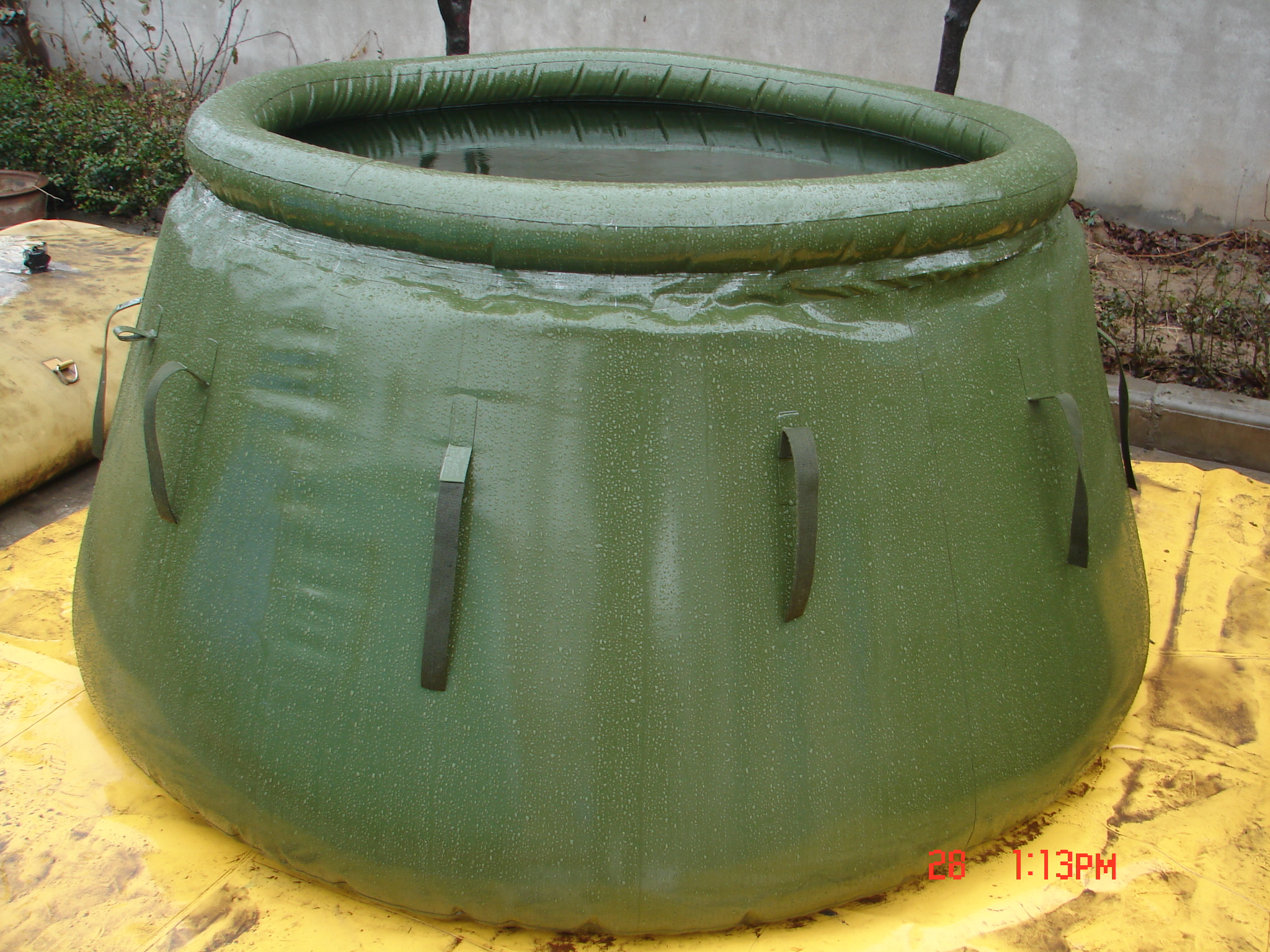 Flodable Onion Shape PVC Fire Fighting Water Storage Bladder Fire Water Tank Price