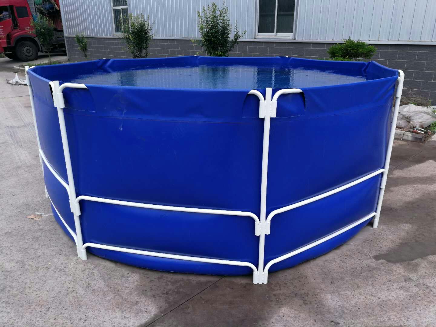 Collapsible Mobile Polygon Fish Pond Foldable Pvc Fish Tank For Shrimp For Sale