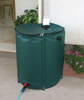 Portable PVC Rainwater Collection Barrel 250L Rain Harvesting Bucket On Stock