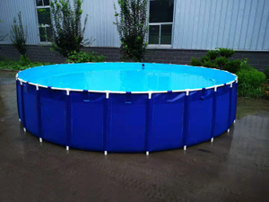 Best Round Foldable Fish Farming Water Tank Flexible PVC Fish Pool Manufacturer