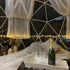 Buy Luxury Outdoor Hotel Glamping Tent Plastic Clear Dome 3.6M Garden Igloo Tent 