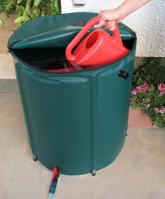 Flexible PVC Rainwater Harvesting Barrel Rain Watering Garden Bucket Manufacturer In China