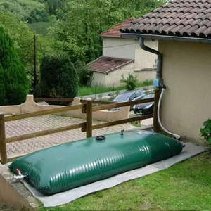 Foldable PVC Industrial Rainwater Storage Tanks 10000 Litre Rain Bladder Rain Tank Supplier